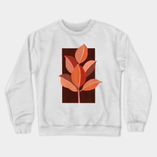 Abstract Leaves III Crewneck Sweatshirt